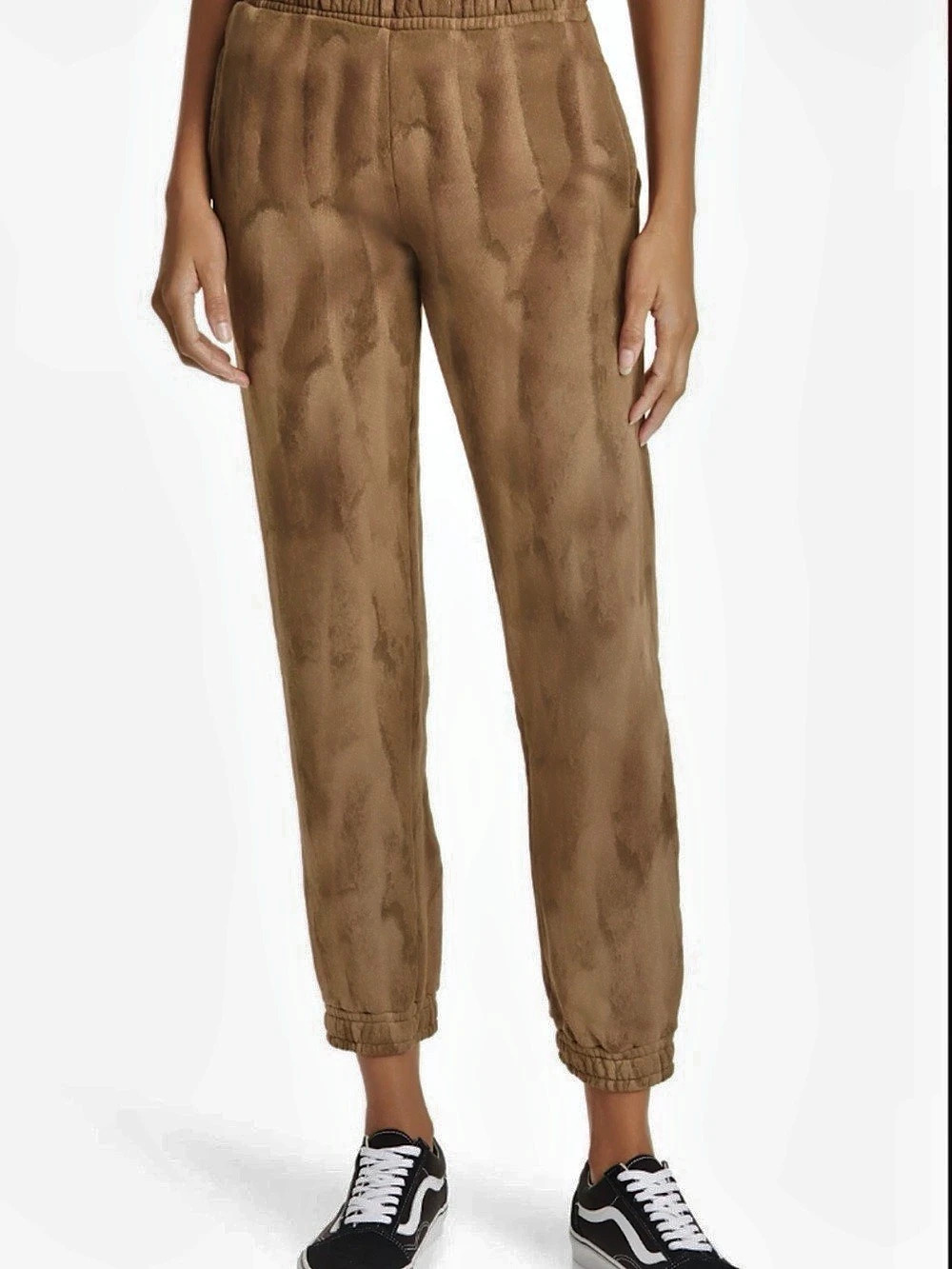 Cotton Citizen Brooklyn Tie Dye Sweatpants Brown & White Size XS